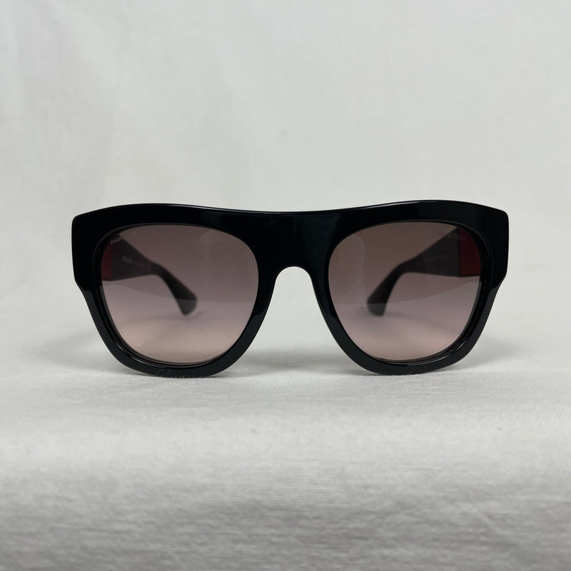 Miu Miu Black & Burgundy Tint Sunglasses