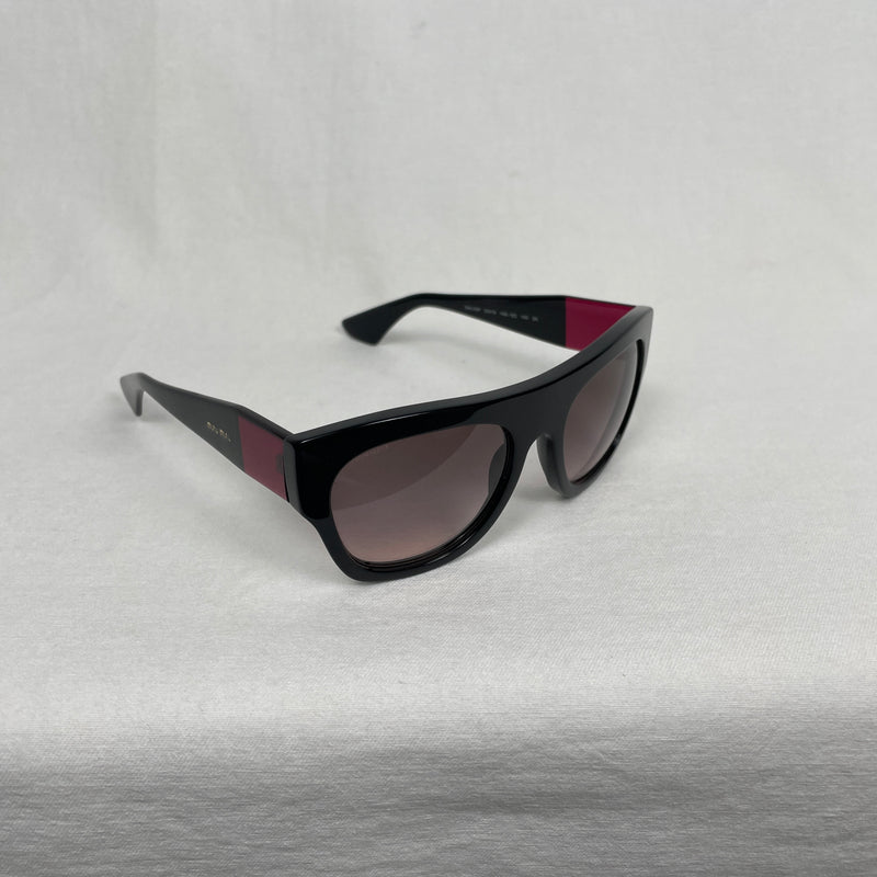 Miu Miu Black & Burgundy Tint Sunglasses
