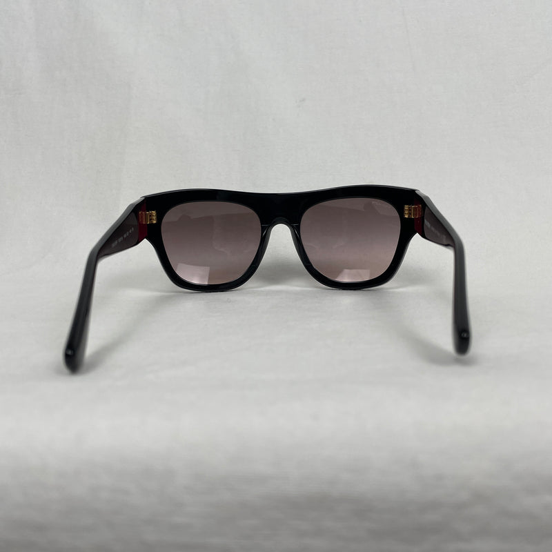 Miu Miu Black & Burgundy Tint Sunglasses
