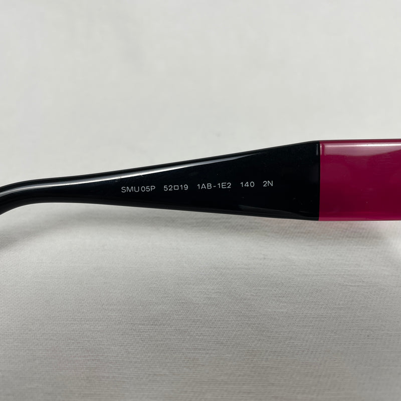 Miu Miu Black & Burgundy Tint Sunglasses