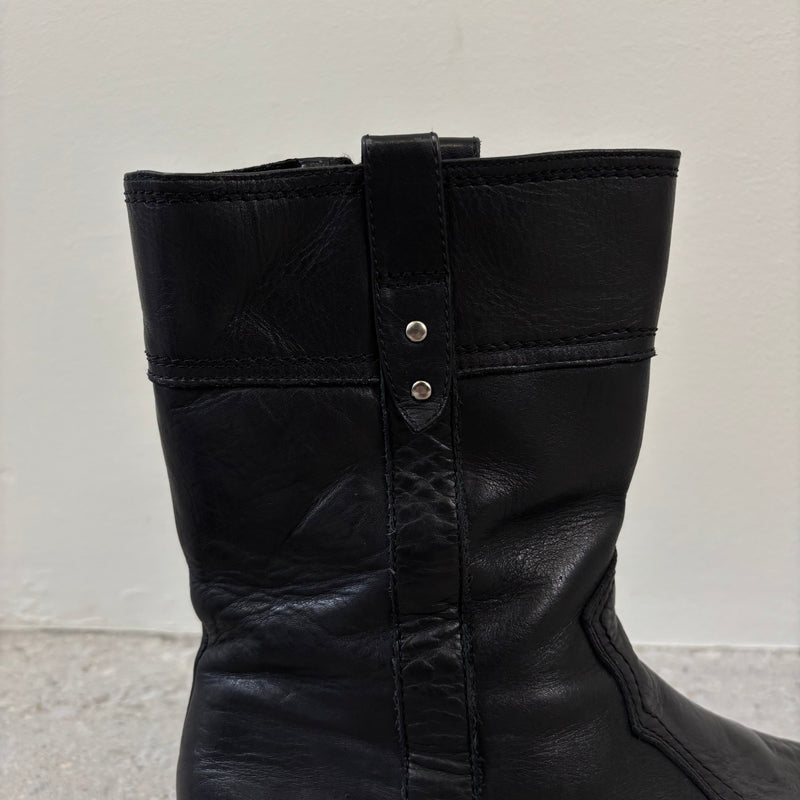 5351 Pour Les Hommes Pointed Leather Cowboy Boots