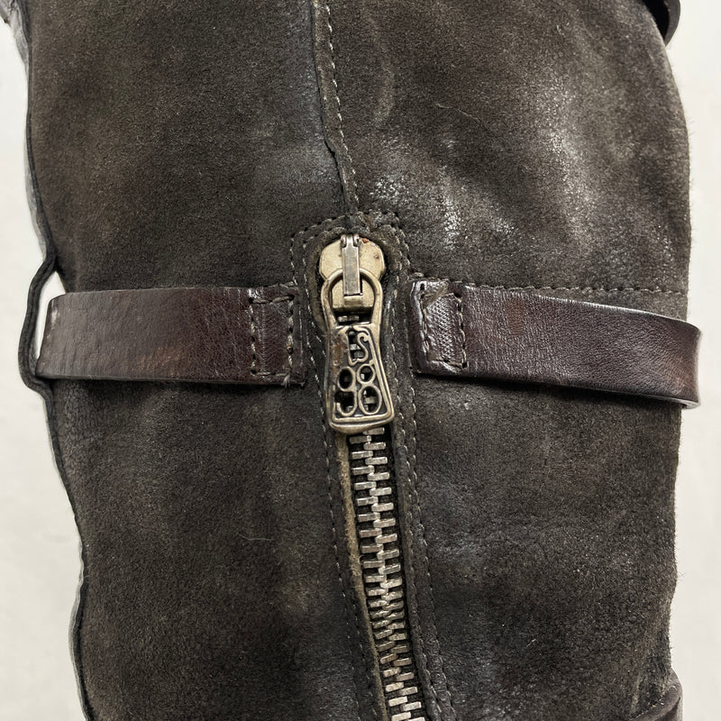 A.S 98 Buckle Mid-Calf Boots