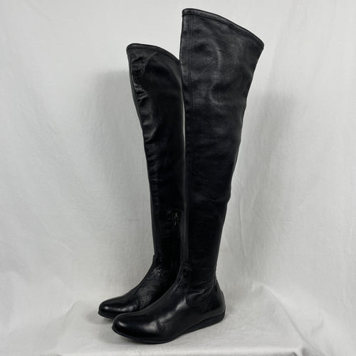 90s Prada Knee-High Leather Boots