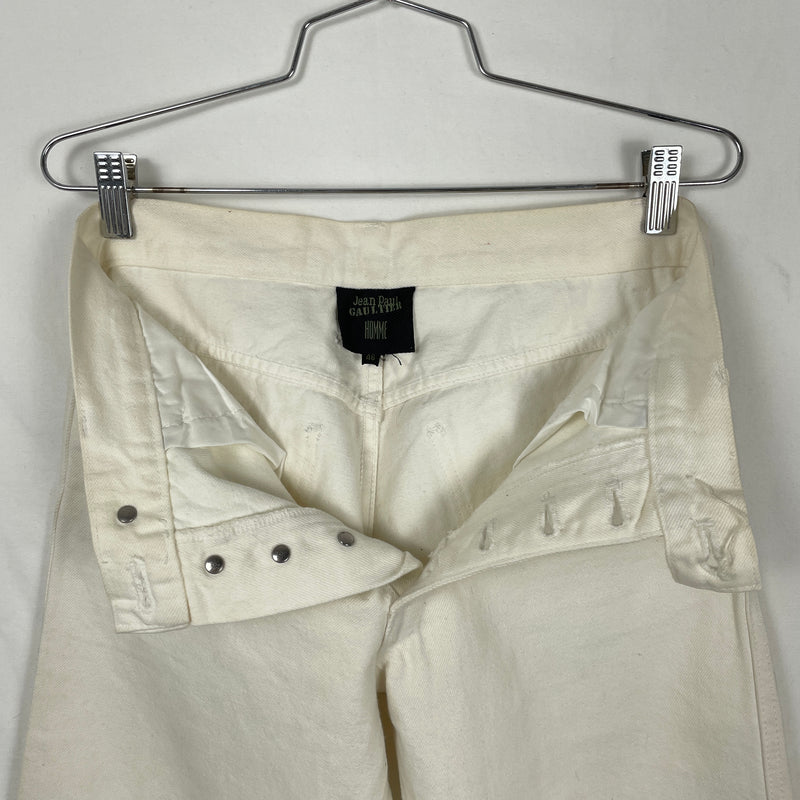 Jean Paul Gaultier Homme White Jeans