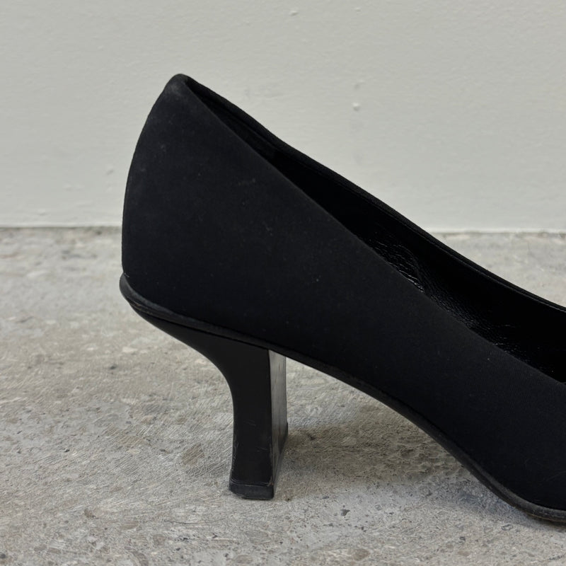 Prada Square Toe Heels