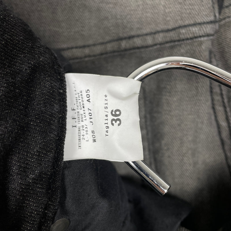 00s Dirk Bikkembergs Leather Waist Slim Fit Jeans