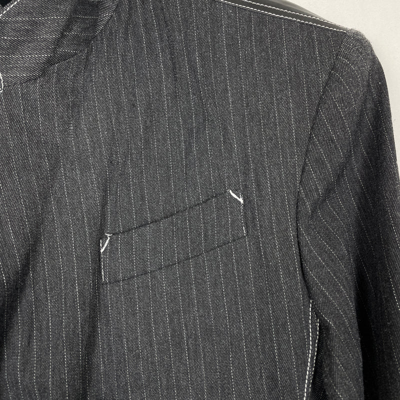 90s Junior Gaultier Fabric Switching Double Breasted Coat