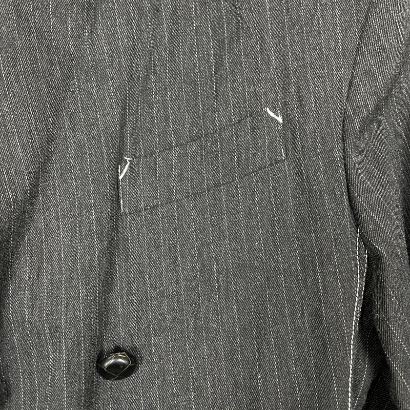 90s Junior Gaultier Fabric Switching Double Breasted Coat
