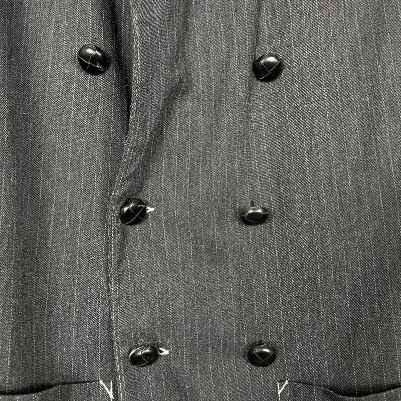 90s Junior Gaultier Fabric Switching Double Breasted Coat