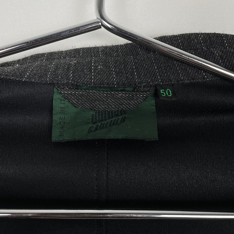 90s Junior Gaultier Fabric Switching Double Breasted Coat
