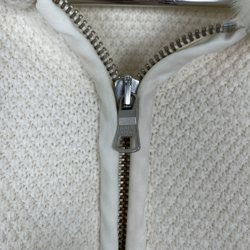 00s Armani Rabbit Fur Hoodie
