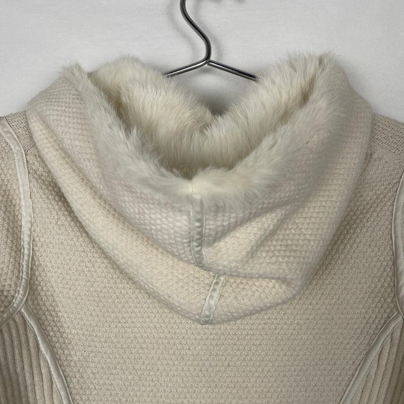00s Armani Rabbit Fur Hoodie