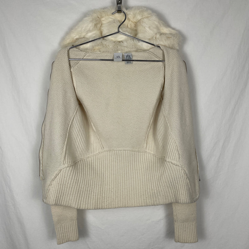 00s Armani Rabbit Fur Hoodie
