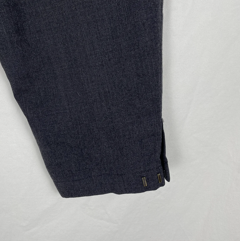 5351 Pour Les Hommes Dark Grey Capris Zipper Pockets