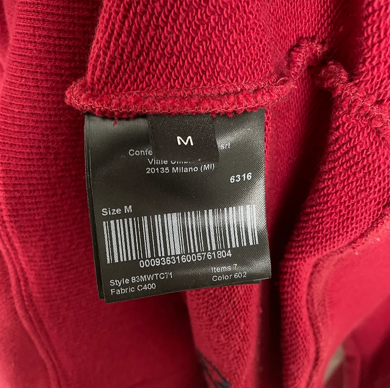 Calvin Klein 205W39NYC By Raf Simons Oversized Hoodie
