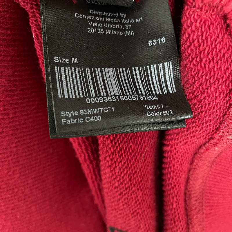 Calvin Klein 205W39NYC By Raf Simons Oversized Hoodie