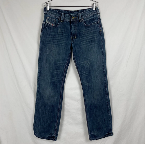 Diesel Embroidered Indigo Jeans