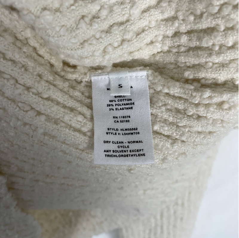 Helmut Lang Cream Cardigan