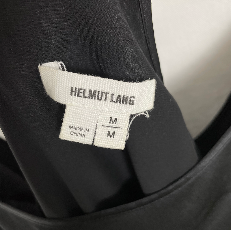 Helmut Lang Layered Strap Slip Dress