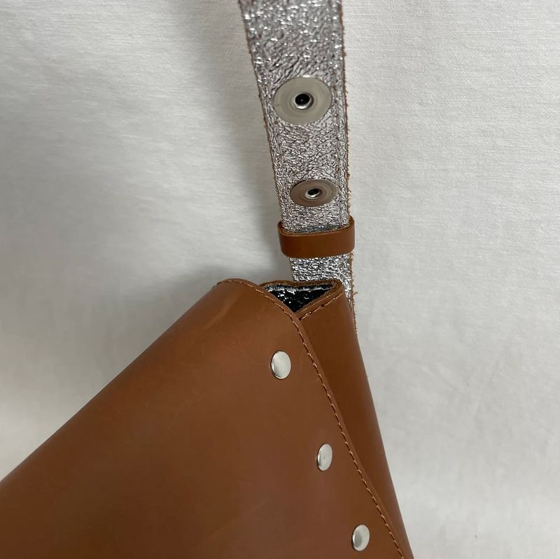 MM6 Silver Paint Bag