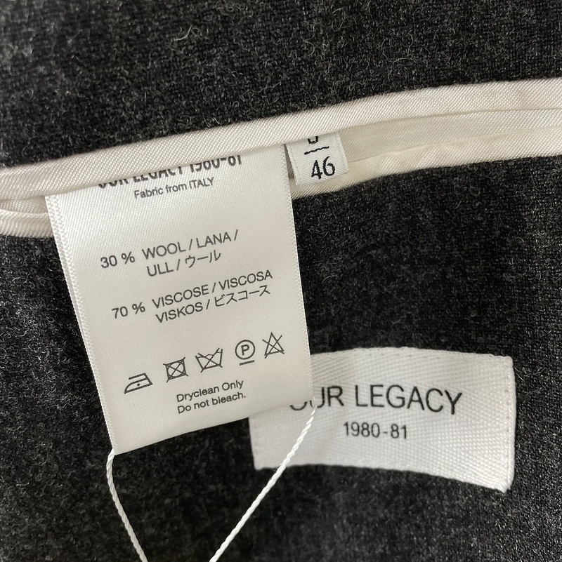 Our Legacy Wool Suit Set
