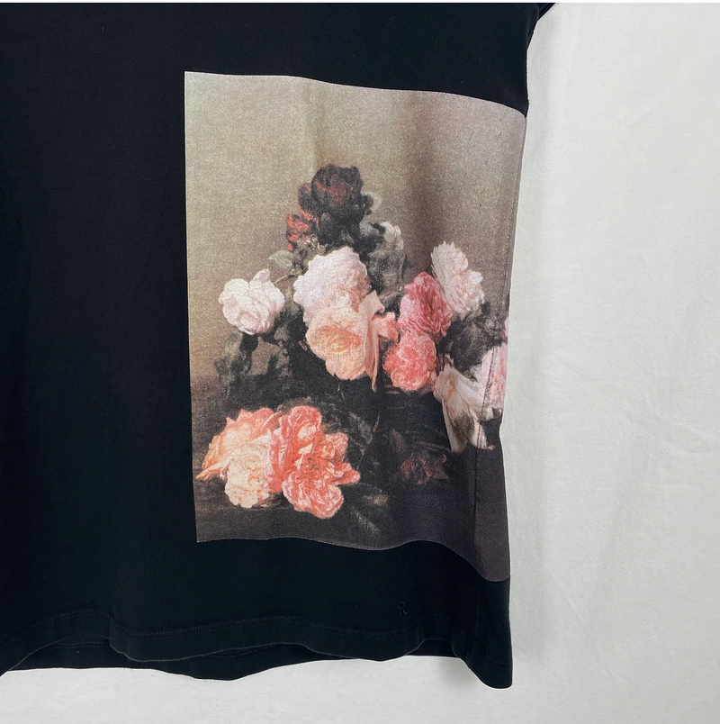 SS18 Raf Simons Peter Saville Flower Tshirt
