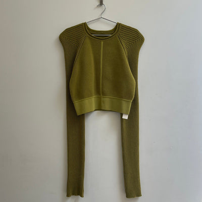 FW23 Rick Owens ‘Luxor’ Cropped Knit Sweater