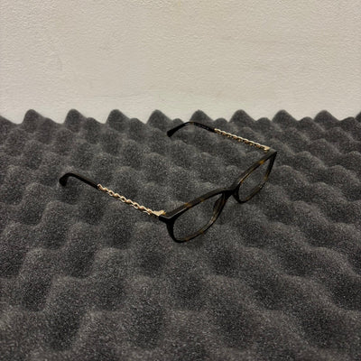 Chanel Dark Tortoise Chain Side Optical Glasses