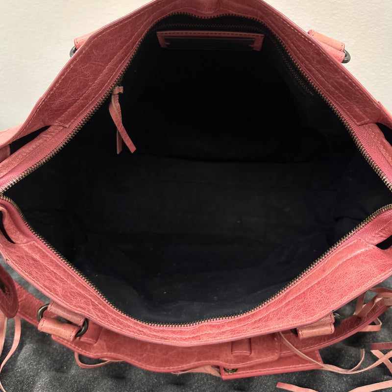 SS09 Balenciaga Pink City Leather Bag
