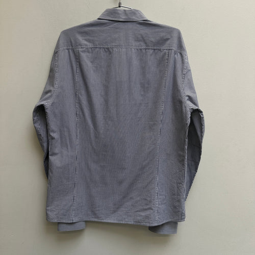 Balmain Pin Strip Embroidered Button Up Shirt