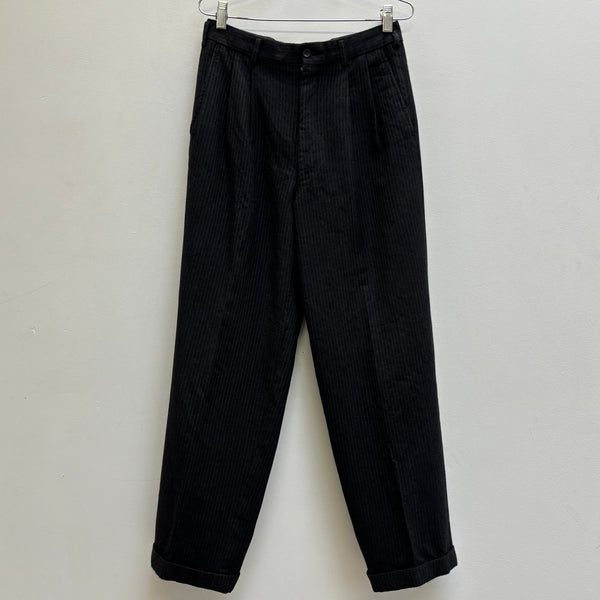 90s Comme Des Garçons Striped Wool Trousers