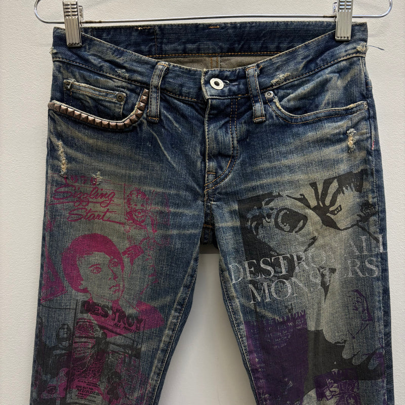 Hysteric Glamour Destroy All Monsters Jeans