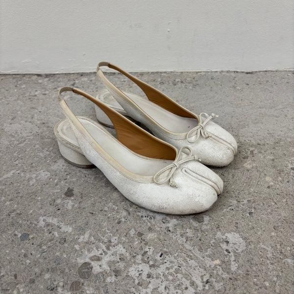 Maison Margiela Canvas Mary Jane Tabis