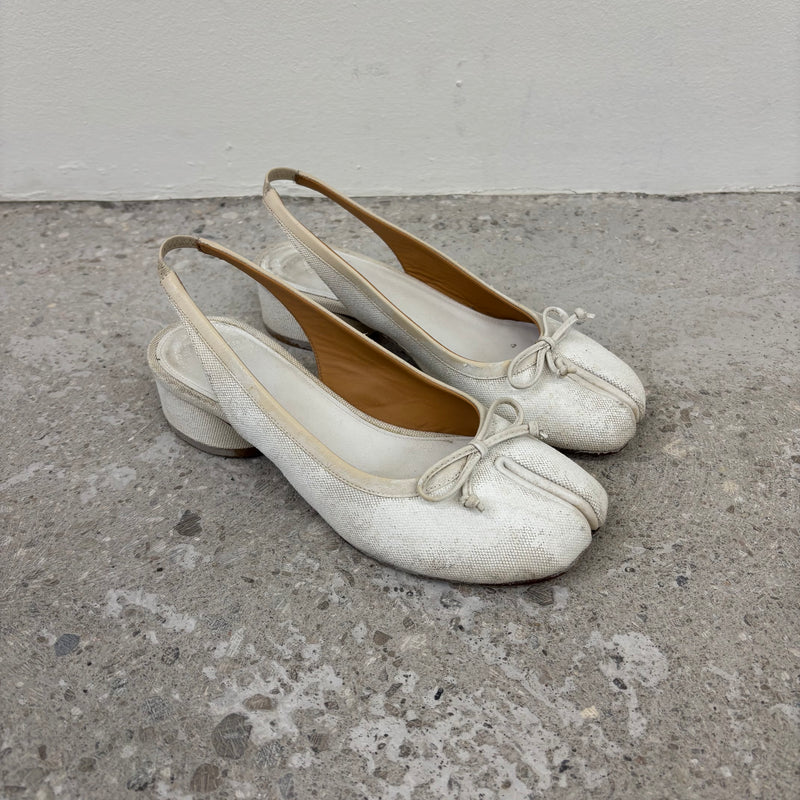 Maison Margiela Canvas Mary Jane Tabis