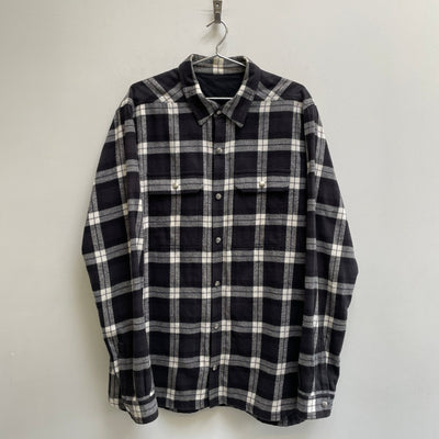 SS19 Rick Owens “BABEL” Plaid Flannel