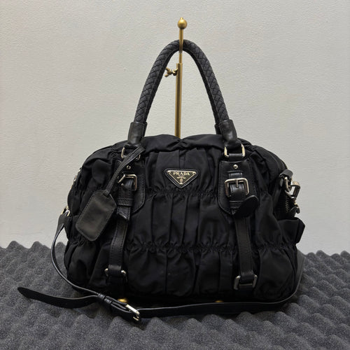 FW06 Prada Nylon Gaufre Mini Shoulder Bag