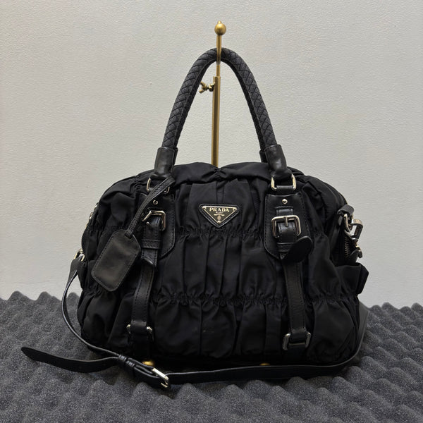 FW06 Prada Nylon Gaufre Mini Shoulder Bag