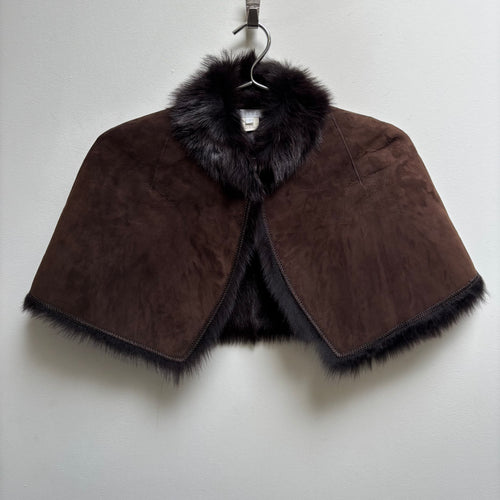 Chaiken Shearling Fur Capelet