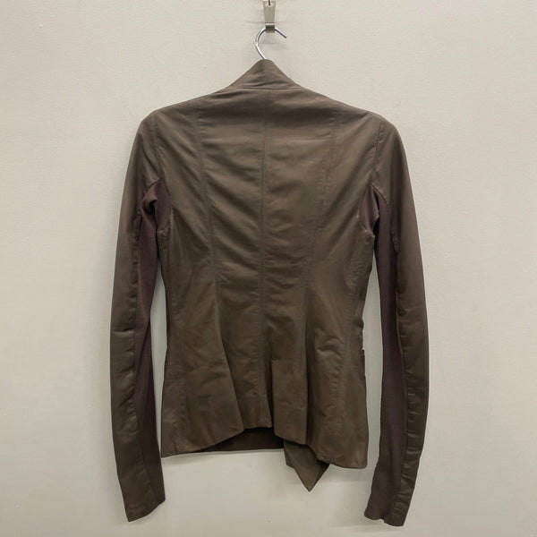 FW07 Rick Owens “DNA DUST” Asymmetrical High Neck Jacket