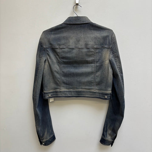 SS19 Rick Owens “BABEL” Cropped Denim Jacket