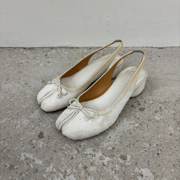 Maison Margiela Canvas Mary Jane Tabis