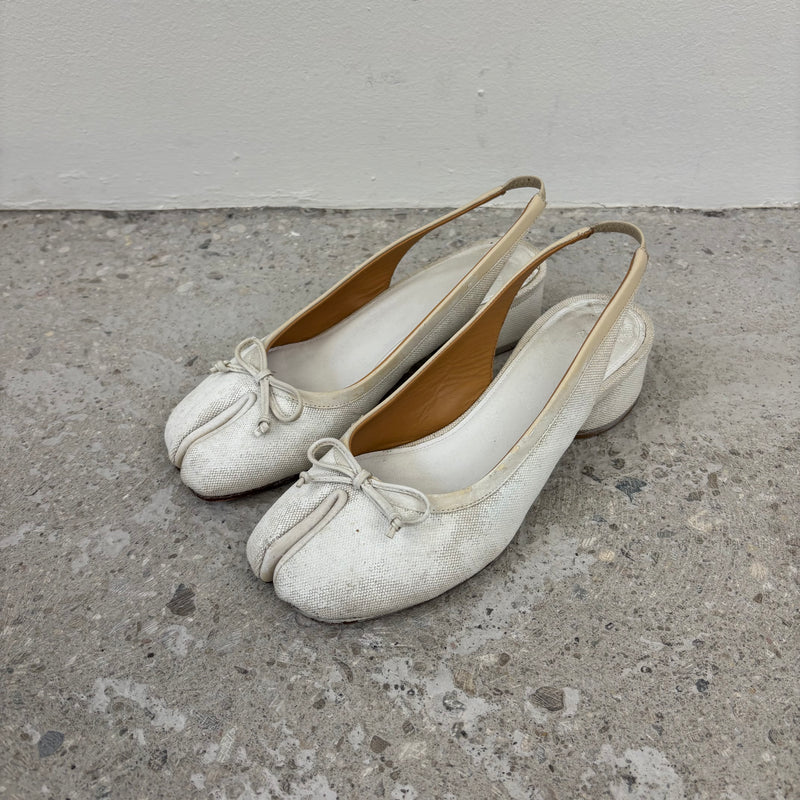 Maison Margiela Canvas Mary Jane Tabis