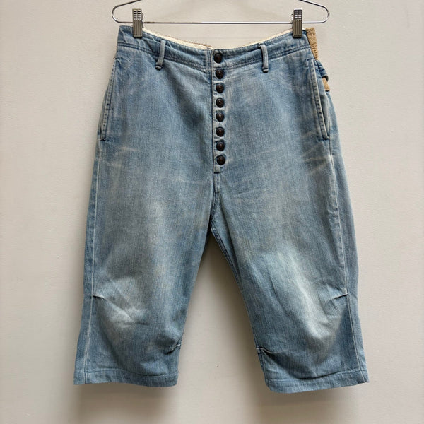 00s Kapital Pierrot Light Wash Cropped Pants