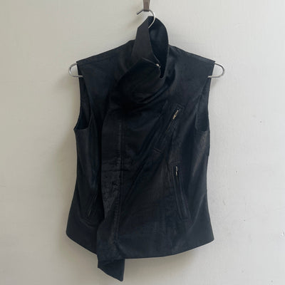 FW10 Rick Owens ‘Gleam’ Lambskin Vest
