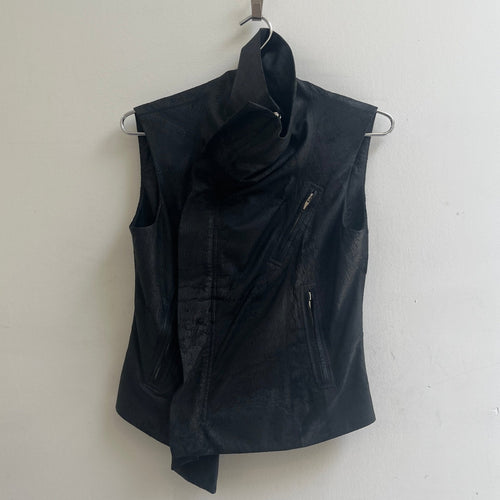 FW10 Rick Owens ‘Gleam’ Lambskin Vest