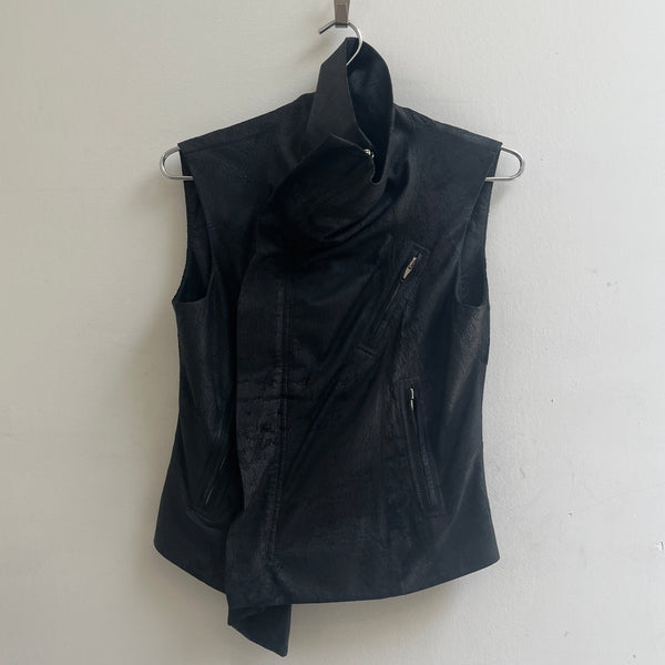 FW10 Rick Owens ‘Gleam’ Lambskin Vest
