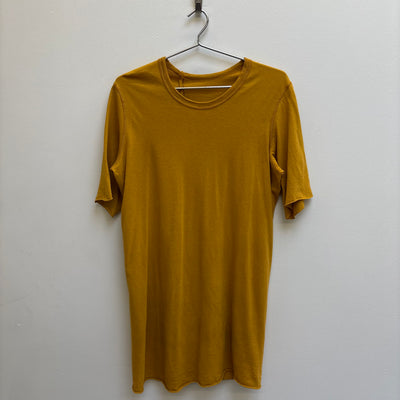 Boris Bidjan Saberi Mustard Short Sleeve Tee