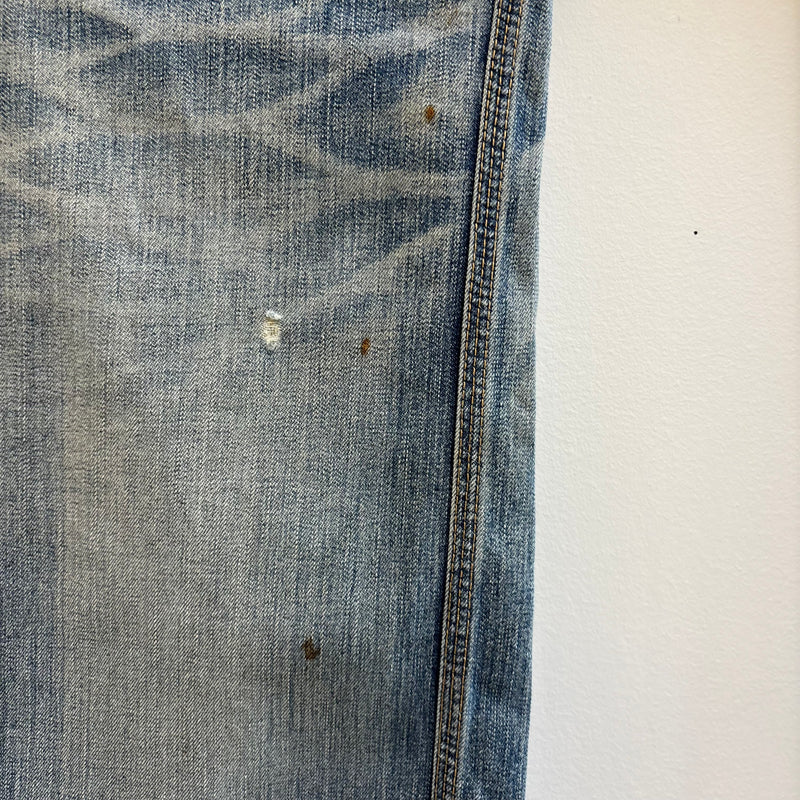 Anachronorm Distressed Patchwork Jeans