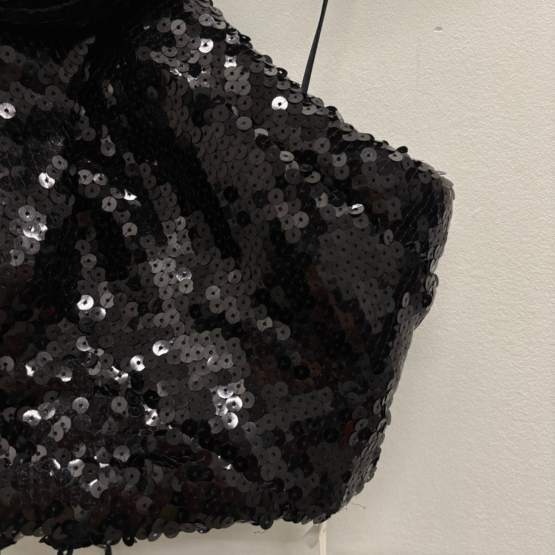 Balmain Sequence Rose Halter Top