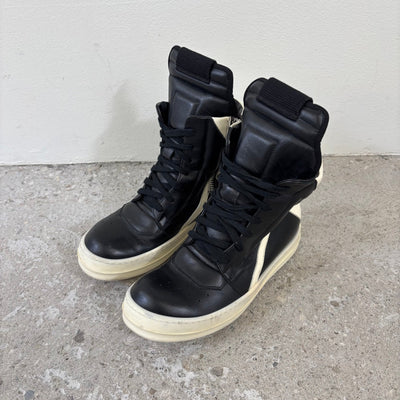 Rick Owens Geobasket High Top Sneakers